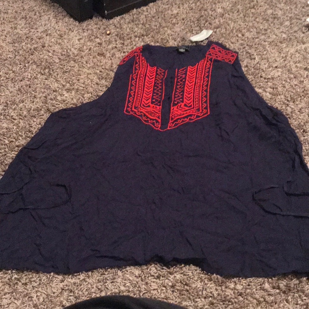 Navy tank top